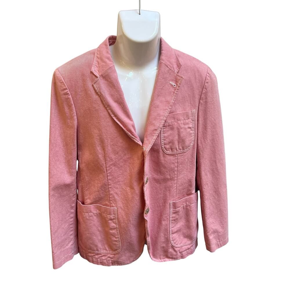 Lacoste Pink Casual Blazer Sport Jacket Men’s Size 48